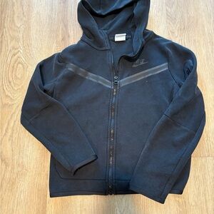 Nike Kids Black Zip-Up Hoodie